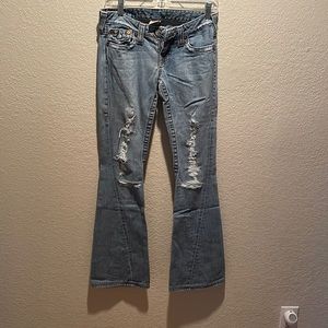 True religion light blue jeans Joey. Sz 26